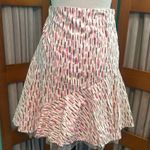 Fit and Flare Asymmetrical Midi Skirt with Tulle Pink Size undefined Photo 7