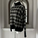 Splendid Ginny Plaid Turtleneck Alpaca & Wool-Blend Sweater Size L NEW $188 Photo 3