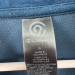 C9 Champion Champion C9 velour 1/4 zip pullover XL dark blue/teal casual workout Photo 2