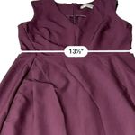 MM.LaFleur Annie V Neck Sleeveless Sheath Dress in Claret Burgundy Sz 4 Photo 9