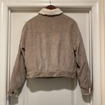Jade & Ivory Corduroy Tan Crop Jacket Size Medium Photo 3