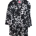 Kate Spade New York Women's Cream/Black Monstera Grove Trench Coat Women Large Photo 0