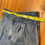 Consensus Vintage Denim Jean Shorts Jorts Unisex Pleated High Rise size 36 Blue Photo 4