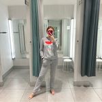 Women’s gray loungewear with accent design on the sweatshirt size small Photo 8