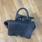 Vintage Carriage House Pebbled Leather Backpack Purse Large Side Zip For Conceal Black Photo 6