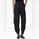ALLSAINTS NWOT All Saints Black Freda Denim Cargo Pants Photo 2