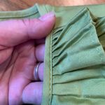 Max and Cleo Chartreuse Green Ruffle Cap Sleeve Dress Women’s Size 8 Medium Photo 4