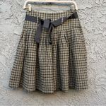 ZARA  Plaid Pleaded A Line Skirt Size XS Photo 0