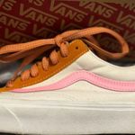Vans Woman’s retro  size 7.5 pink and orange Photo 1