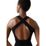 & Other Stories & OTHER STORIES Fitted Black Ribbed Open Back Midi Dress Size‎ Small Photo 1