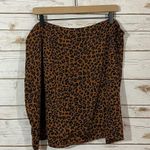 Good American  Faux Wrap Mini Skirt - Chia Leopard - 5 (2XL) Photo 15