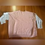 Vince Camuto  Baby Pink with Grey Sleeves Pullover Sweater, Size 3X, NWOT Photo 4