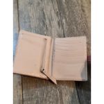 Nordstrom  Women's Pink Leather Long Breast Vest Pocket Wallet Photo 3