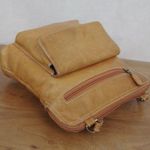 Chaos Leather Collection Small Leather Crossbody Purse Brown Photo 6