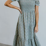 Hayden Floral Blue Dress Photo 0