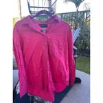 Size Medium Spoon Jeans Pink 100% Cotton Collared Top Photo 3