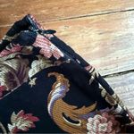 Notations Vintage 90s Moody Floral Black Midi Skirt Photo 2