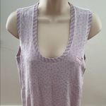 Puma Y2K lavender animal prints cotton preppy academia summer golf vest, size S Photo 0