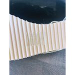 Pretty Little Thing NIB  Sandals Espadrille Lace Up Platform Gold 5 Party Event Photo 4