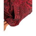 City Girl Nancy Bolen Blazer Jacket Red Black Embroidered Button Size Small Photo 6