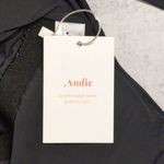 ANDIE NWT Romana Black Plunge Neck Ring Detail One-Piece Swimsuit Size XS Photo 8