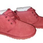 UGG  Neumel Chukka Boots Suede Lace Up Casual Shoes Red Clay‎ Photo 0
