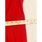 Clara Sunwoo Womens Red Slinky Cocktail Dress Draped Front Sleeveless Size XS‎ Photo 4