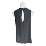 Bobeau NWT Womens Nordstrom  Laser Cutout Eyelet Laser Cut Sleeveless Top - Sz L Photo 3
