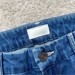 Mother High Waisted Looker Ankle Denim Hold Rush Baby Distressed Jeans Skinny Blue Size 30 Photo 3