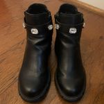 Black Combat Boots Women Size 7 Photo 0