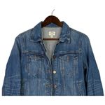 J.Crew Classic Trucker Denim Jean Jacket LongSleeve Pockets M Indigo Tyler Blue Photo 1