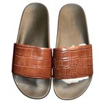 - All Saints Brown Slide Leather
Slides(Size 39) Photo 7