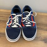 Vans TriTone Comfycush Old Skool Lace Up Sneakers Blue Red Women’s Photo 2