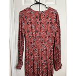 Free People NEW Some like it Hot Floral Plunge Neck Wide Leg Jumpsuit Size 6 Photo 6