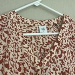 CAbi  leopard printed tiered dress large Photo 4