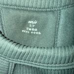 Aerie  Green Ribbed Cropped Tank Top  Photo 2