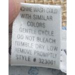 Jockey Womens Long Sleeve‎ Nightgown Blue Floral V Neck Sleepwear Pajama Dress White Size L Photo 5