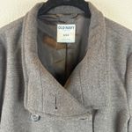 Old Navy  Women Double Breasted Wool Blend Pea Coat Jacket Gray M Medium Photo 1