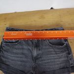 PacSun 100% Cotton Black Distressed Denim Mom Shorts Size 26" Photo 3