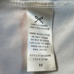 Anthropologie Everly Orange White Shift Dress Womens Medium Geometric Lined USA Photo 3