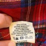 Simply Southern  Dress Tunic M/L Red and Blue Plaid Button Down Shirt Dress Photo 3