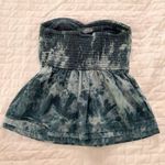 Alamour L’amour Blue Tie Dye Smocked Tube Top Size XS Photo 1