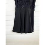 City Studio Black Lace Corset Bodice Spaghetti Straps ALine Dress Plus Size 20W Photo 6