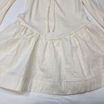 For Love & Lemons Aliyah Pointelle Mini Dress in Cream Photo 3