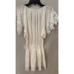 Ramy Brook Jacy White Lace Trim Mini Dress - Size Small Photo 4