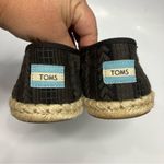 Toms embroidered alpargata espadrille flats black size 8.5 Photo 4