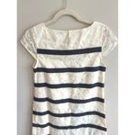 Vineyard Vines Anchor Lace Shift Dress White Navy Size 2 Photo 5