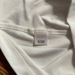 A'nue Thin Strap Tank Stretchy White Women's Size Petite Small Made in USA NWT Photo 4