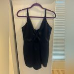 Motel Rocks - black silk romper! Size small. Photo 1