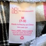 No Boundaries  Hoodie Button Front Jackets Black Plaid Sz M‎ 7-9 100% Polyester Photo 2